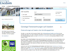 Tablet Screenshot of ferienwohnung-usedom-ostsee.org